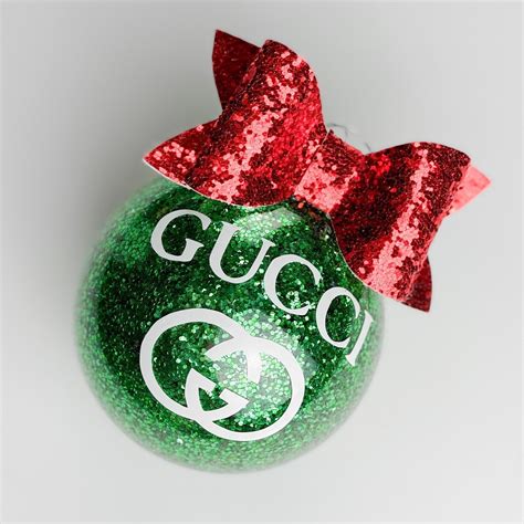 gucci bag christmas|Gucci christmas tree ornaments.